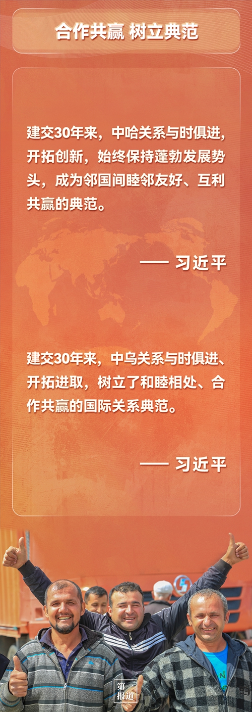第一報(bào)道 | 建交三十年，習(xí)主席這樣評(píng)價(jià)與中亞五國(guó)關(guān)系