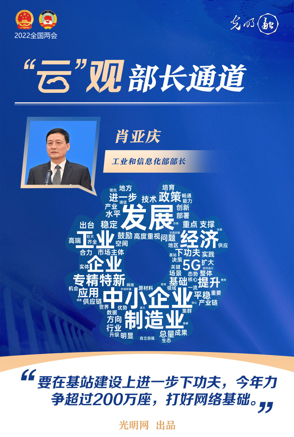 【“云”觀部長通道】一組詞云海報(bào)，帶你聆聽三位部長今年工作規(guī)劃