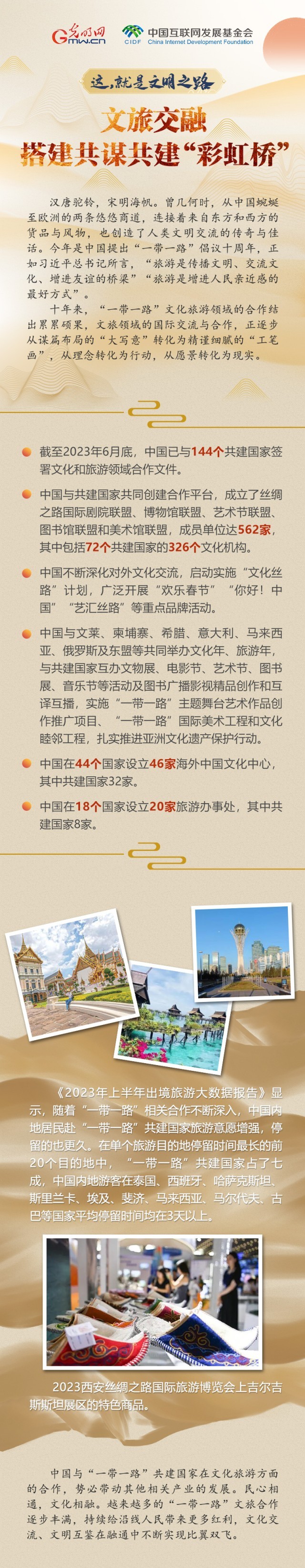 【大道共通】這，就是文明之路丨文旅交融 搭建共謀共建“彩虹橋”