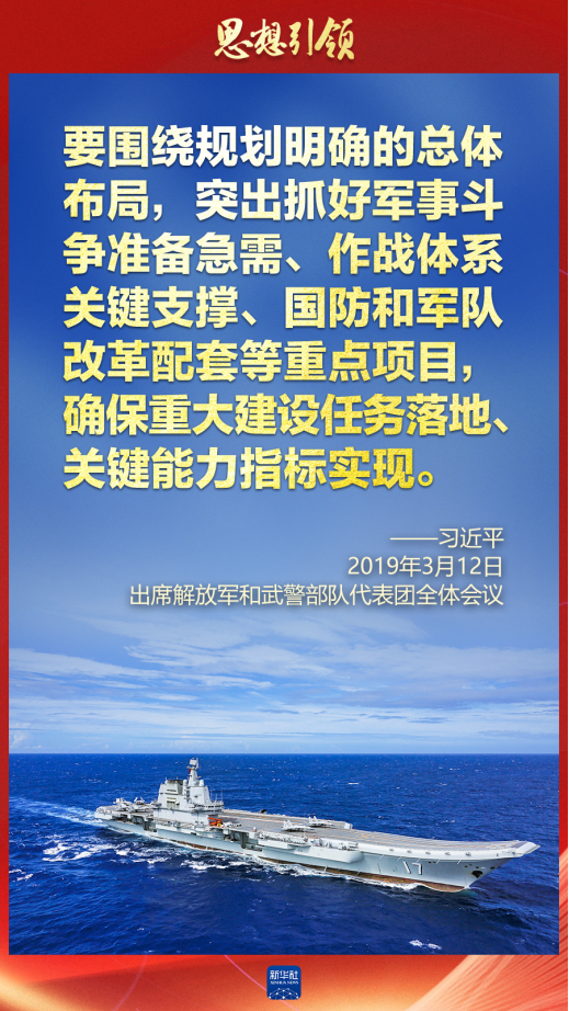 思想引領(lǐng)｜兩會(huì)上，習(xí)主席這樣談強(qiáng)軍之路