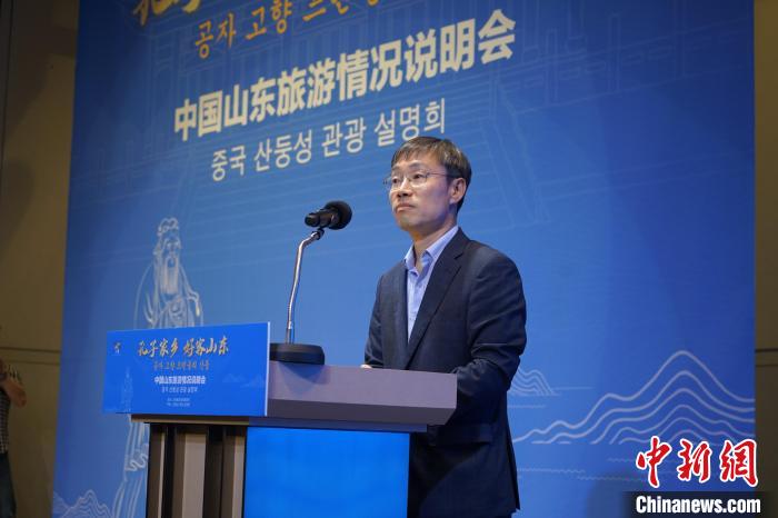 首爾市政府觀光體育局局長金英渙致辭?！⑿?攝