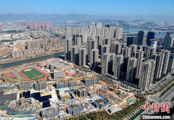 資料圖：航拍一處新建住宅。 <a target='_blank' href='/'><p  align=