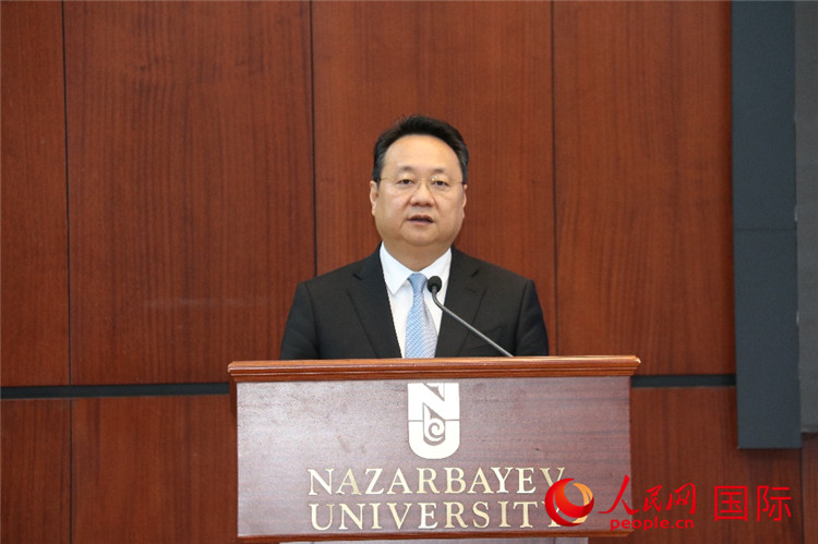 中共中央宣傳部副部長王綱致辭。人民網(wǎng)記者 李強(qiáng)攝