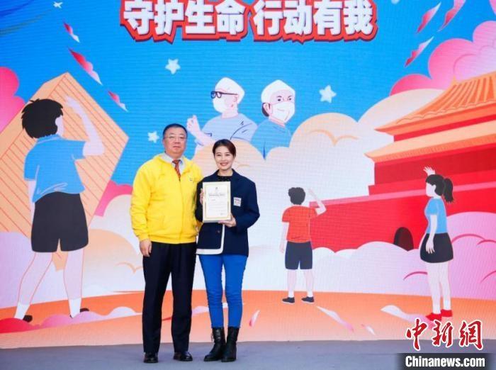 演員周海媚受邀參與公益活動?！」鶆P敏 攝