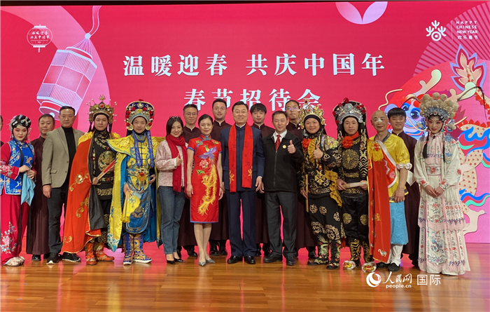 當(dāng)?shù)貢r間2月5日晚，中國駐美國大使館舉辦僑學(xué)界專場春節(jié)招待會。 人民網(wǎng)記者 李志偉攝