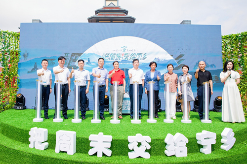 2022年寧鄉(xiāng)文化旅游節(jié)暨寧鄉(xiāng)文旅品牌營銷發(fā)布會現(xiàn)場。受訪單位供圖