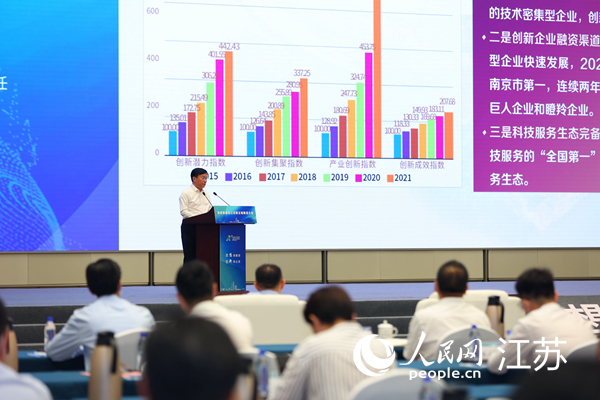 2022南京江北新區(qū)創(chuàng)新活力指數(shù)發(fā)布。江北新區(qū)供圖