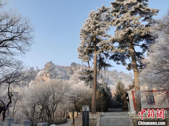 圖為崆峒山冬日美景。(資料圖) 徐振華 攝