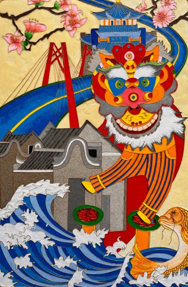 中小學(xué)生創(chuàng)新創(chuàng)意設(shè)計成果首次登上文博會。參展觀眾供圖