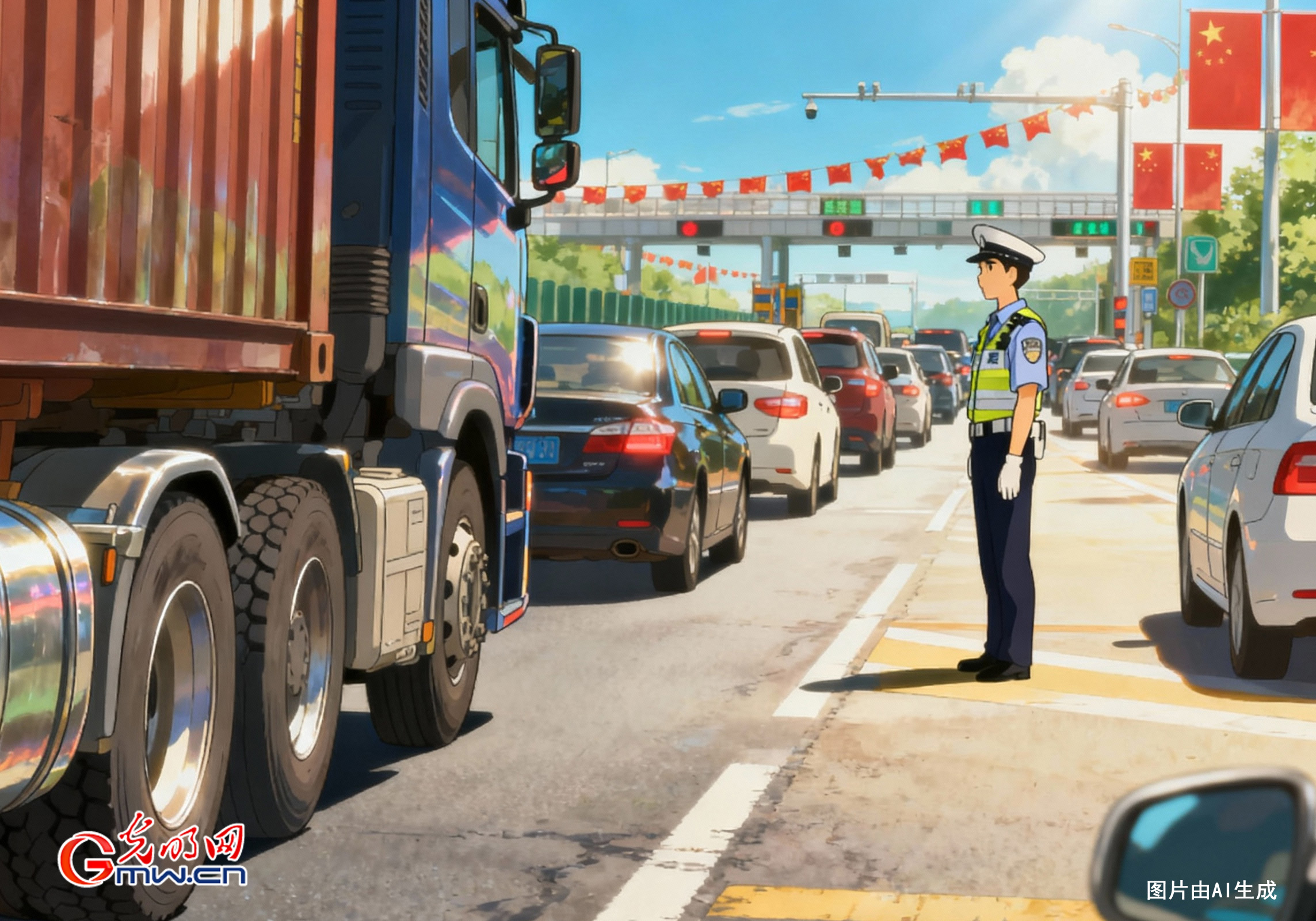 【光明漫評】國慶煙火氣，離不開勞動者的守護