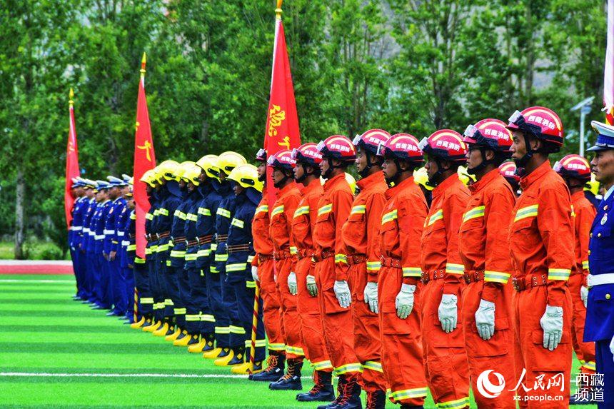 誓師大會現(xiàn)場。人民網(wǎng) 李海霞 攝