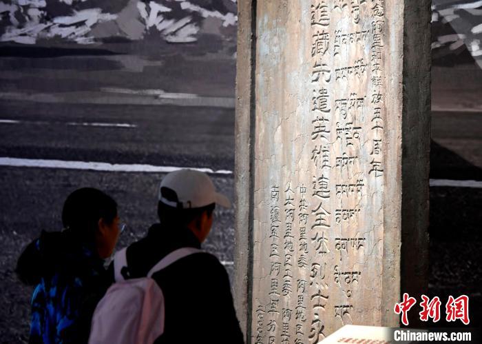 圖為5月18日，觀眾正在欣賞展覽?！±盍?攝